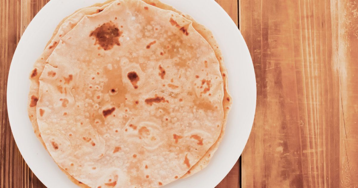 Chapati Fully Puffed and Cooked